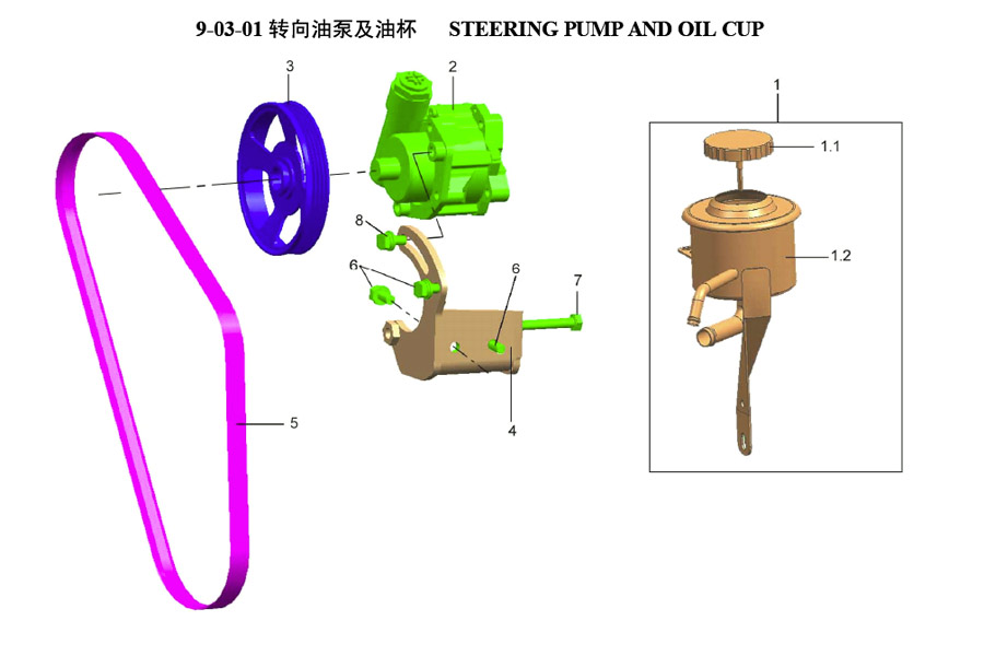 scheme for гидроусилитель руля