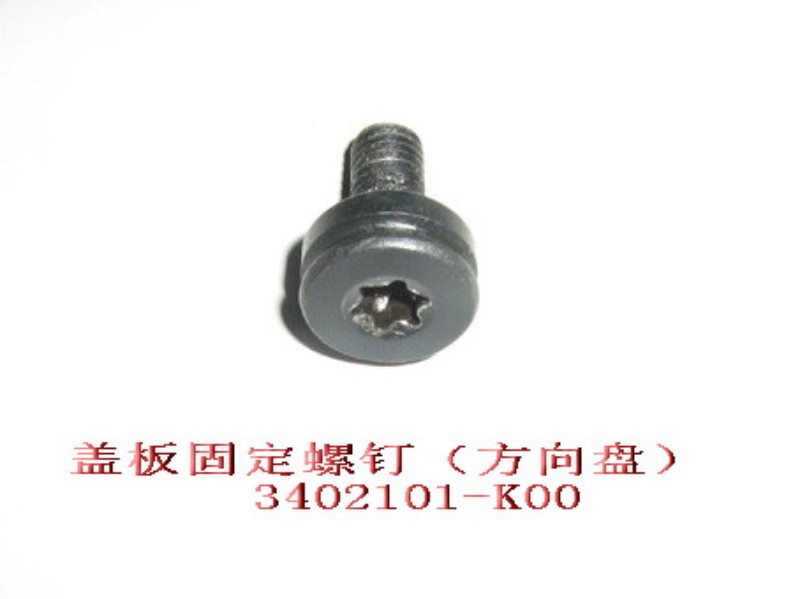 photo for 3402101-K00 - FIXING SCREW, STEERINGWHEEL PLATE  /  Крепежный винт накладки рулевого колеса