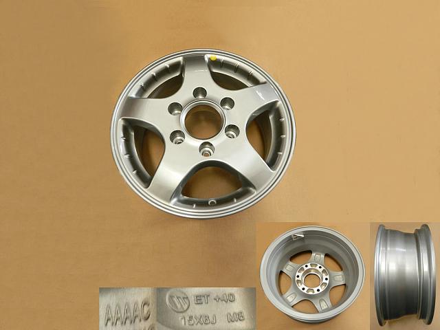 3101101DP01XA for WINGLE5 GREAT WALL photo for 3101101DP01XA - ALUMINUM WHEEL(15x6J)